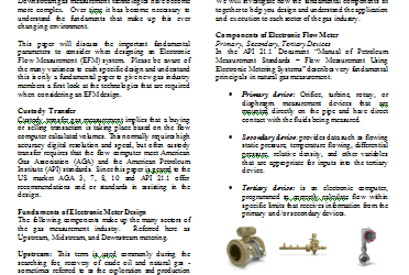 Electronic Flow Management System Design Fundamentals