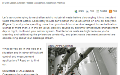 Tips on pH Measurement and Control