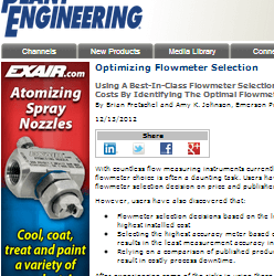 Systematic Flowmeter Selection Process