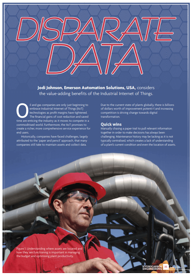 Hydrocarbon Engineering: Disparate Data