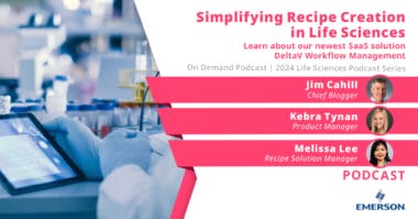 Simplifying recipe creation in the Life Sciences podcast